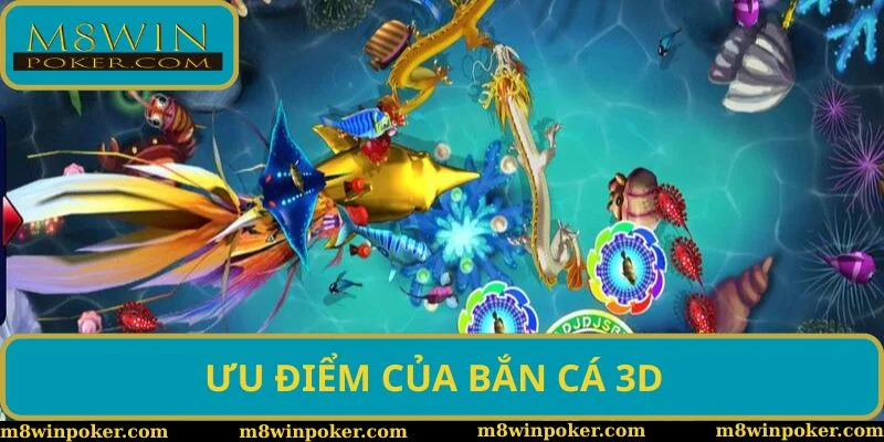 Điểm danh ưu thế nổi bật của game bắn cá