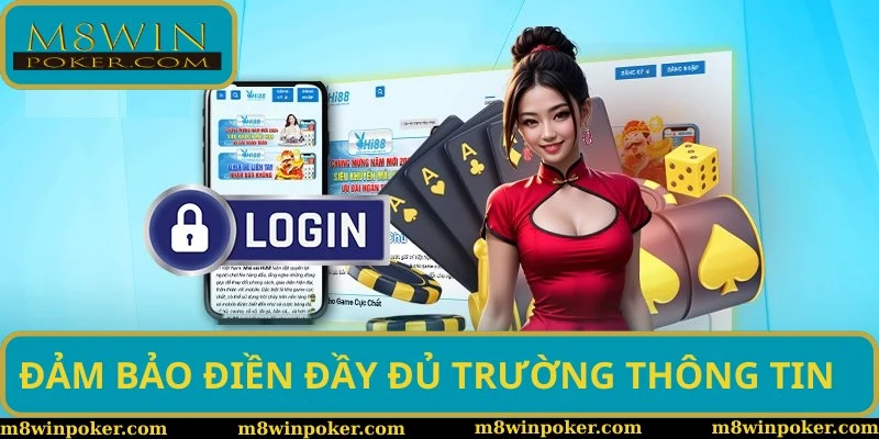 Đảm bảo điền đầy đủ các trường thông tin tại đây