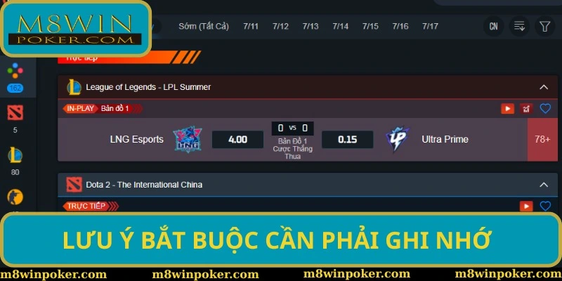 Lưu ý bắt buộc cần phải ghi nhớ