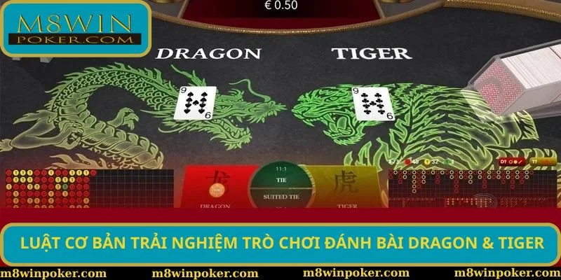 Luật cơ bản trải nghiệm trò chơi đánh bài Dragon & Tiger